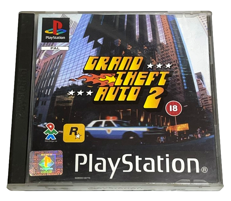 Grand Theft Auto 2 PS1 PS2 PS3 PAL *Complete with Map* (Preowned)