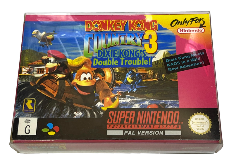 Donkey Kong Country 3 Dixie Kong's Double Trouble Nintendo SNES Boxed PAL