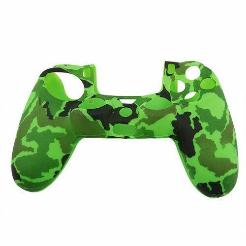 Silicone Cover For PS4 Controller Case Skin - Green Camo - Games We Played