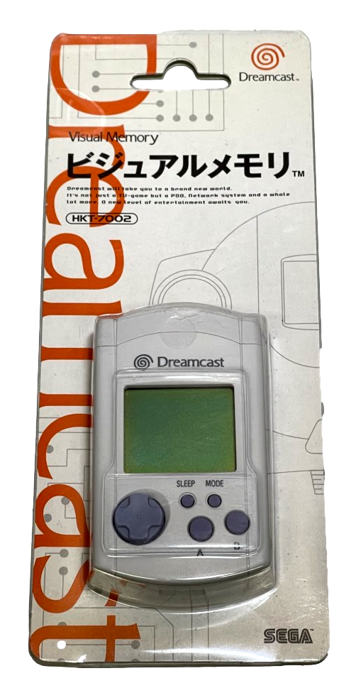 Genuine Sega Dreamcast VMU NTSC PAL - White HKT-7000 New