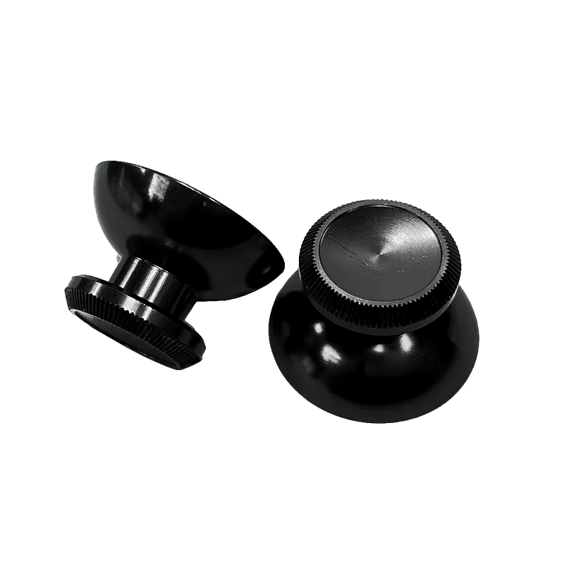 Pair of PS5 3D Rocker Metal Aluminum Caps Dual Sense Controller Black