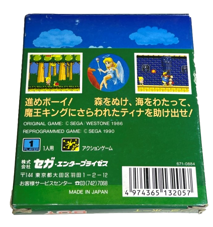 Wonder Boy Sega Game Gear Boxed *Complete* Japanese (Preowned)