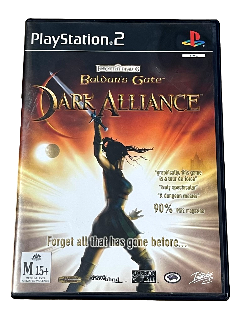 Baldur's Gate Dark Alliance PS2 PAL *Complete* (Preowned)