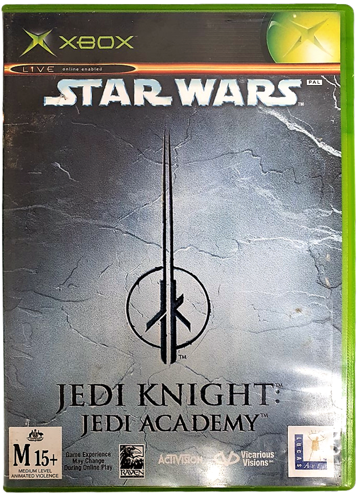 Star Wars Jedi Knight Jedi Academy XBOX Original PAL *Complete* (Preowned)