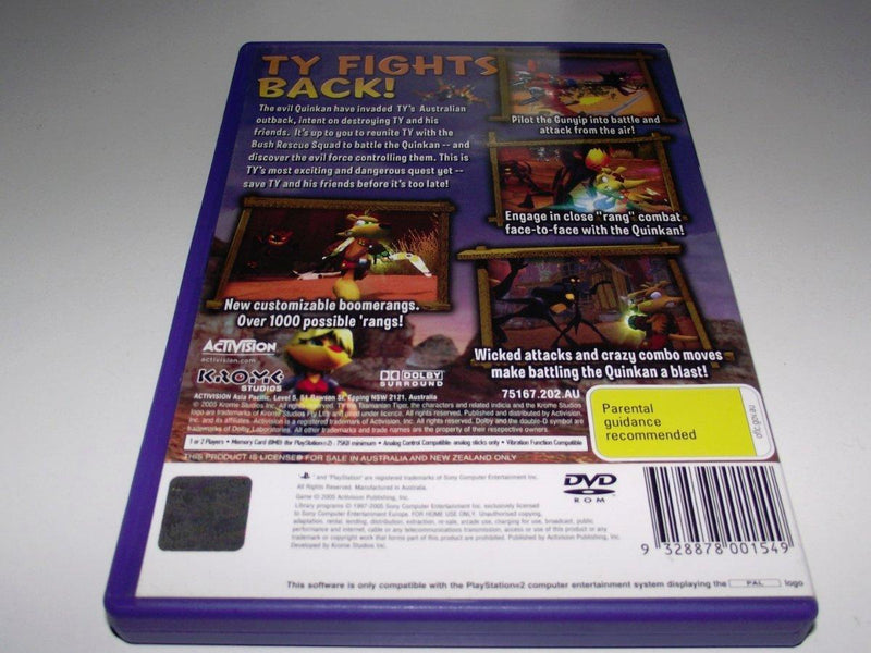 Ty the Tasmanian Tiger 3 Night of the Quinkan PS2 PAL *Complete* (Preowned)