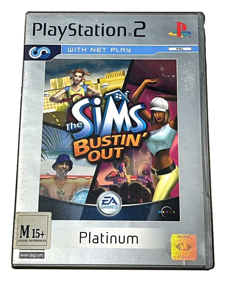 The Sims Bustin' Out PS2 (Platinum) PAL *No Manual* (Preowned)