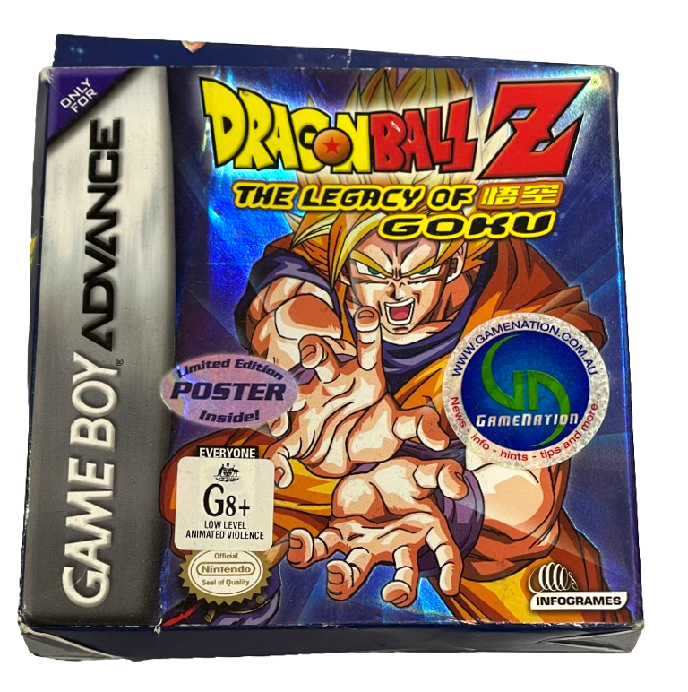 Dragonball Z The Legacy of Goku Nintendo Gameboy Advance GBA *Complete* Boxed (Preowned)