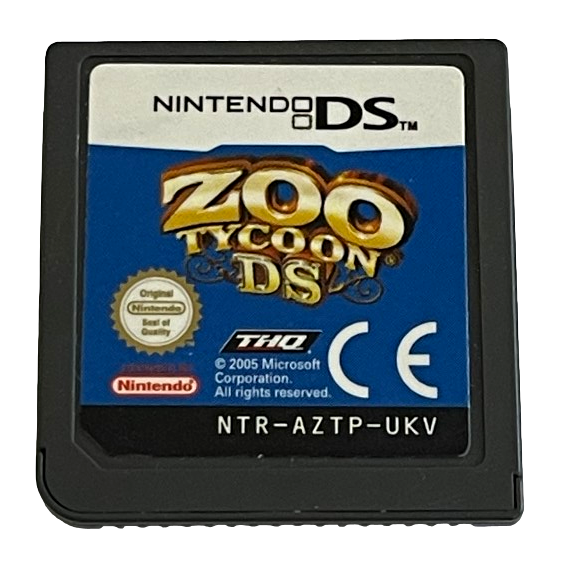 Zoo Tycoon Nintendo DS 2DS 3DS *Cartridge Only* (Preowned)