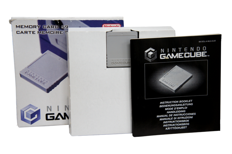 Genuine Memory Card For Nintendo GameCube 59 Blocks Official Boxed (Preowned)