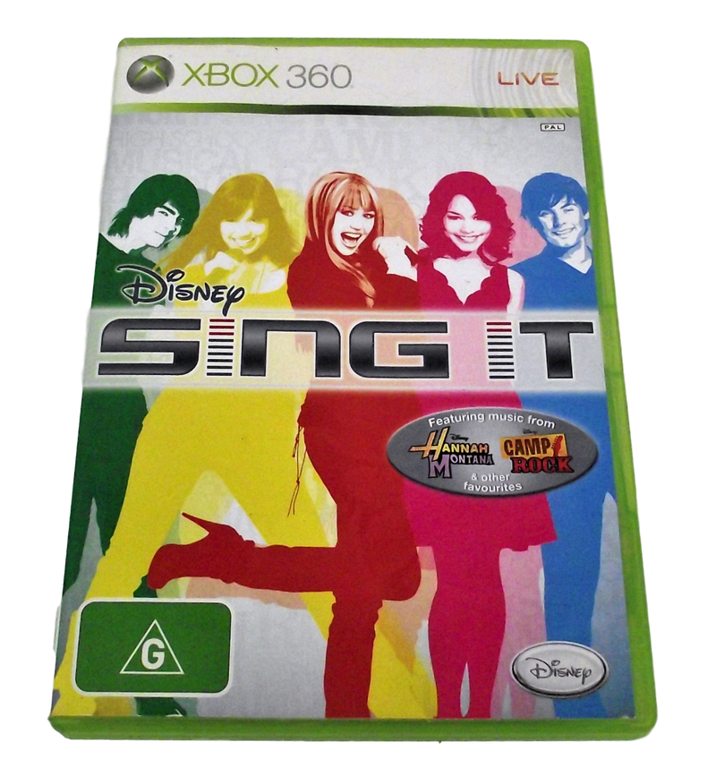 Disney Sing It XBOX 360 PAL XBOX360 (Pre-Owned)