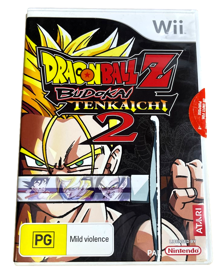 Dragon Ball Z Budokai Tenkaichi 2 Nintendo Wii PAL *Shop Sealed*