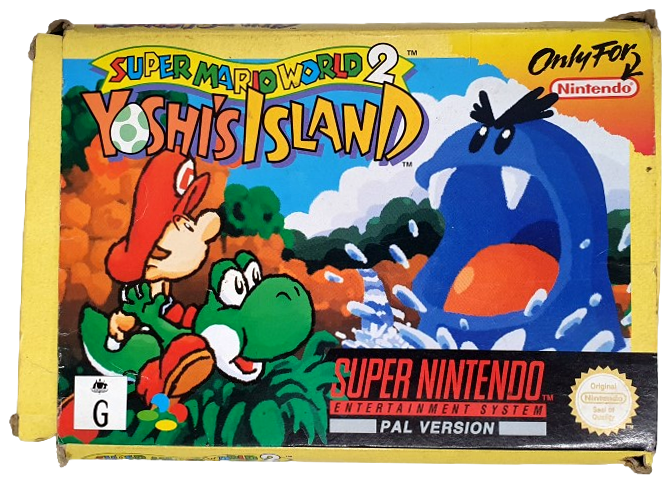 Super Mario World 2 Yoshi's Island Super Nintendo SNES Boxed PAL *Complete*