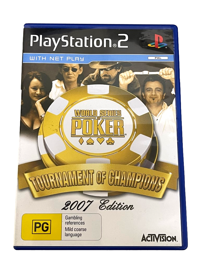 World Series of Poker 2007 Edition PS2 PAL *Complete* (Preowned)