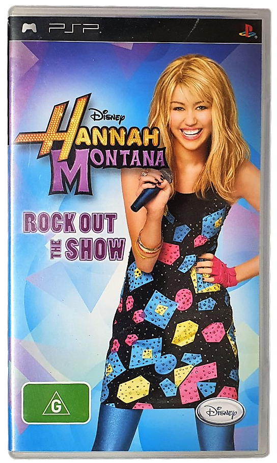 Hannah Montana Rock Out The Show Sony PSP Game (Pre-Owned)