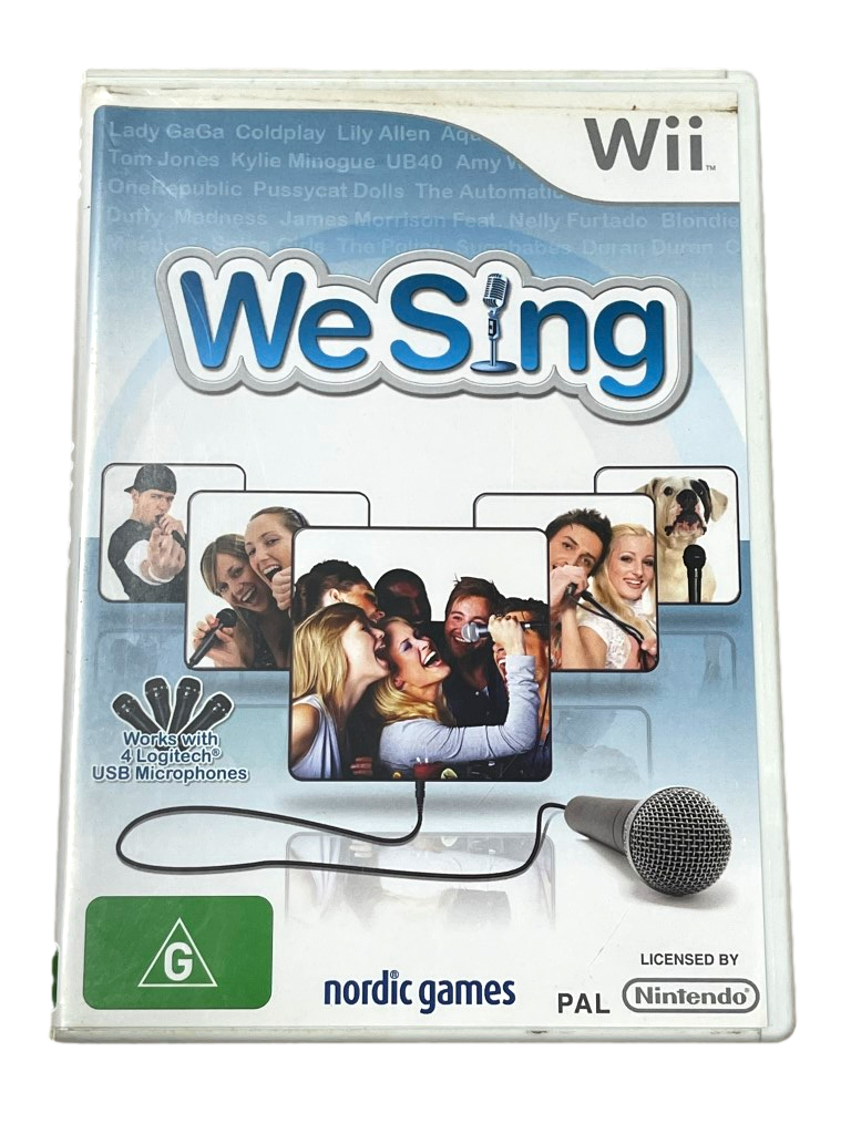 We Sing Nintendo Wii PAL *Complete* Wii U Compatible (Preowned)
