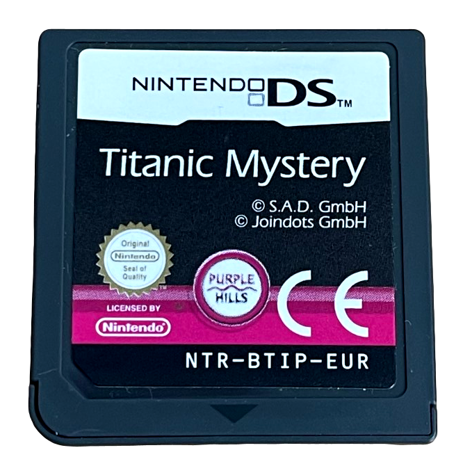 Titanic Mystery Nintendo DS 2DS 3DS *Cartridge Only* (Preowned)