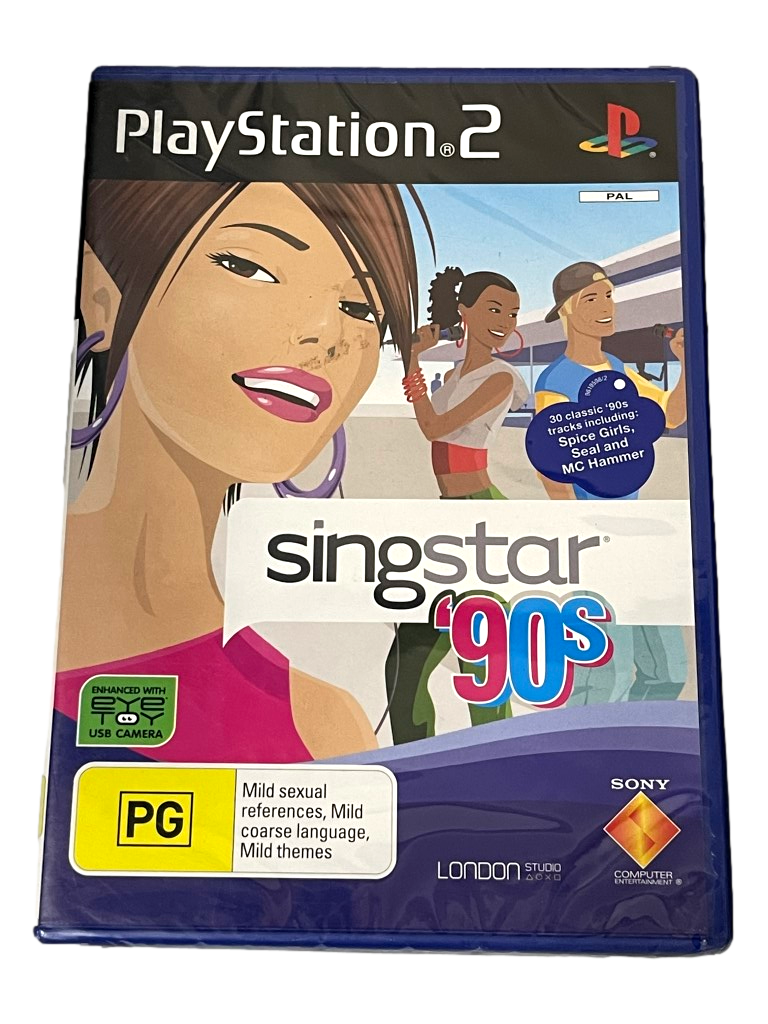 Singstar 90s PS2 PAL Brand New *Factory Sealed*