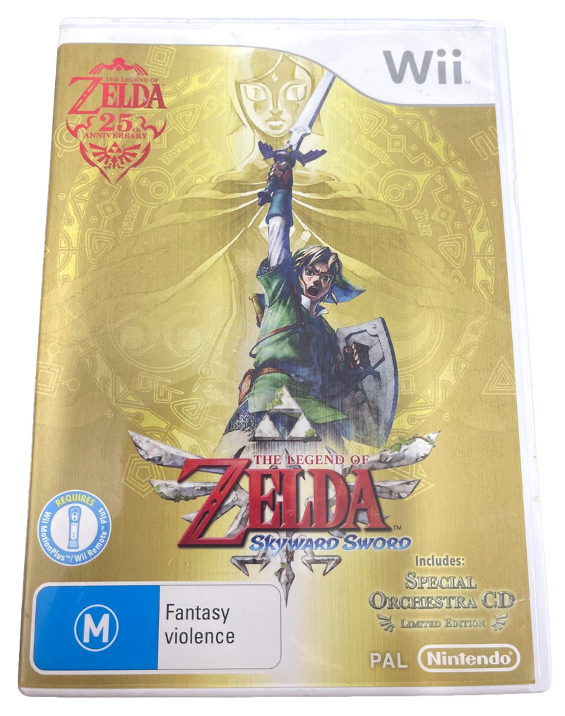 The Legend of Zelda Skyward Sword Nintendo Wii PAL *No Manual or Bonus CD* (Preowned)