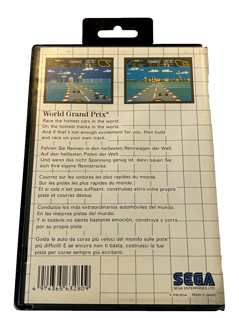 World Grand Prix Sega Master System *Complete*