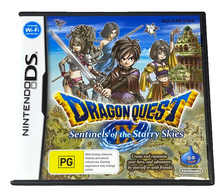 Dragon Quest IX Sentinels of the Starry Skies Nintendo DS 2DS 3DS Game *Complete* (Preowned)