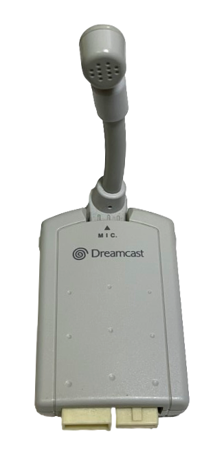 Genuine Sega Dreamcast Microphone NTSC PAL - Grey HKT-7200 (Preowned)