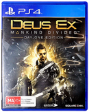 Deus Ex Mankind Divided Day 1 Edition Sony PS4 (Pre-Owned)