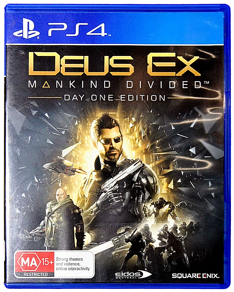 Deus Ex Mankind Divided Day 1 Edition Sony PS4 (Pre-Owned)