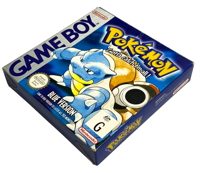 Pokemon Blue Version Nintendo Gameboy GB *Complete* Boxed (Preowned)