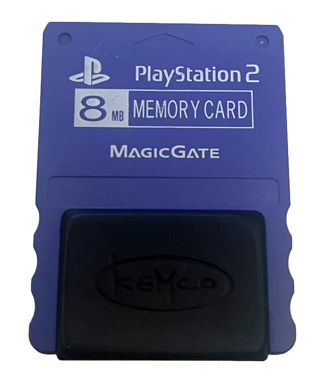 Blue Kemco Magic Gate Sony PS2 Memory Card PlayStation 2 8MB (Preowned)