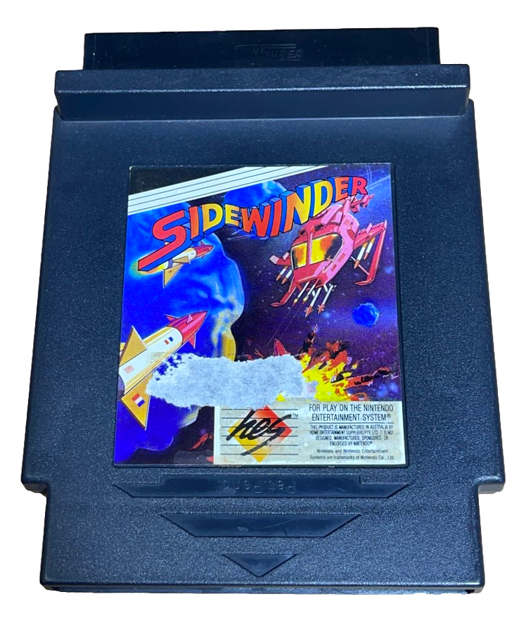 Sidewinder Nintendo NES HES Piggy Back Version (Preowned)