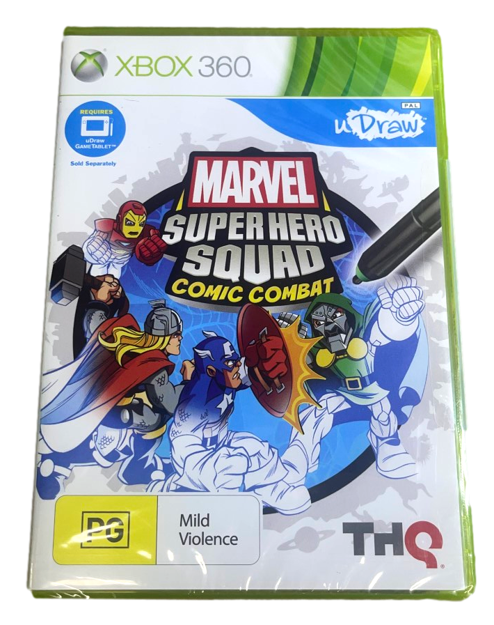 Marvel Super Hero Squad Comic Combat XBOX 360 PAL *Sealed* U Draw