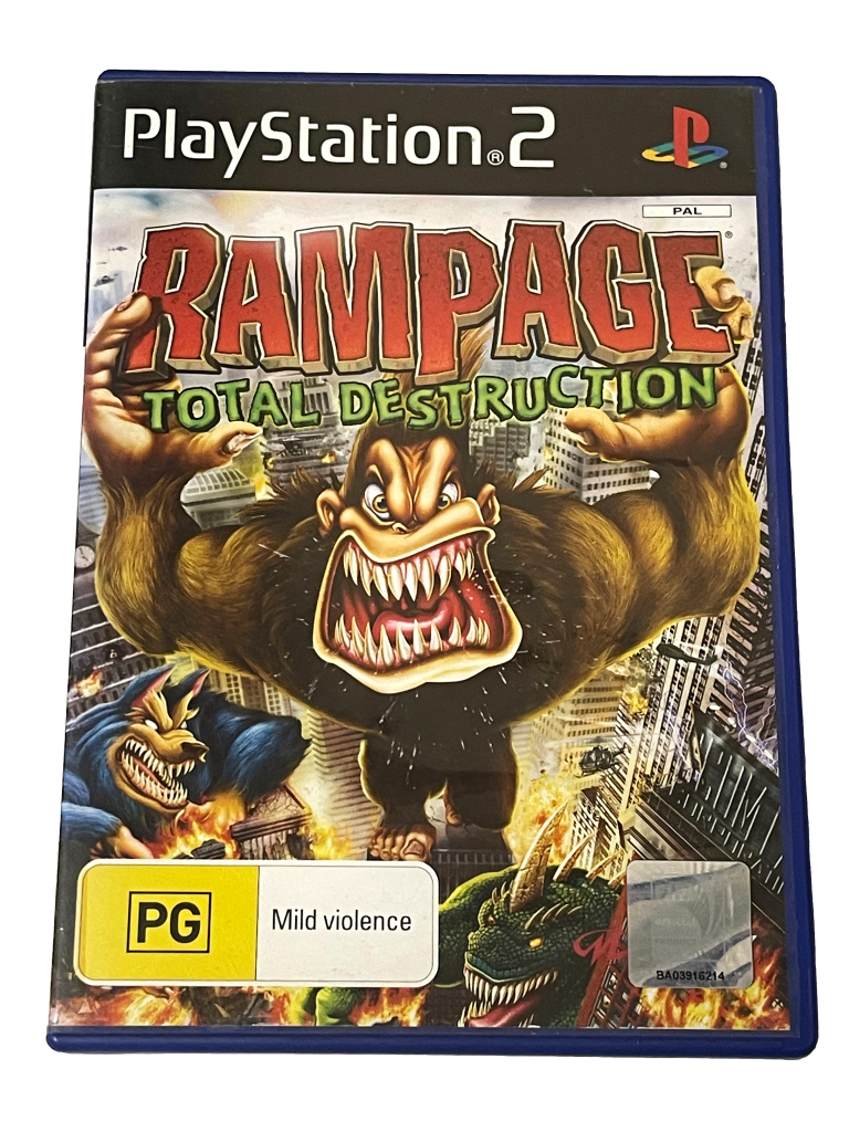 Rampage Total Destruction PS2 PAL *No Manual* (Preowned)