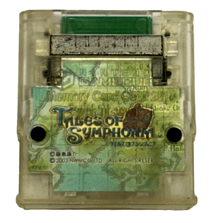 Tales Of Symphonia Hori Memory Card For Nintendo GameCube 251 (Preowned)