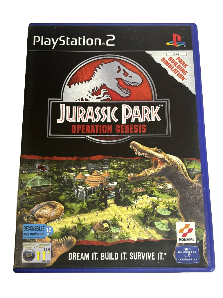 Jurassic Park Operation Genesis PS2 PAL *Complete* (Preowned)