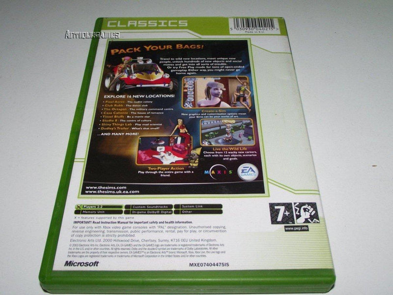 The Sims Bustin Out Xbox Original PAL (Classics) *Complete* (Pre-Owned)