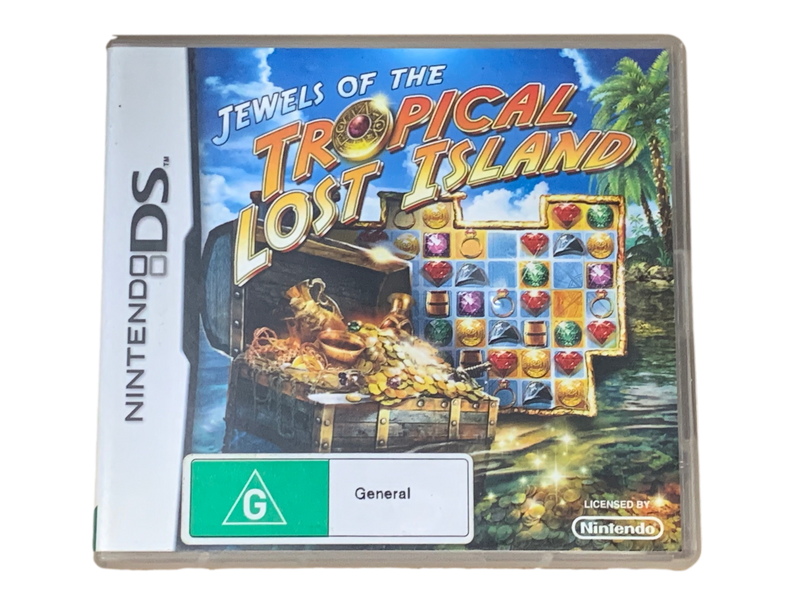 Jewels of the Tropical Lost Island DS 2DS 3DS Game *Complete* (Pre-Owned)