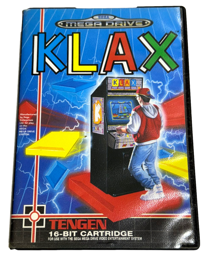 KLAX Sega Mega Drive PAL *No Manual* (Preowned)