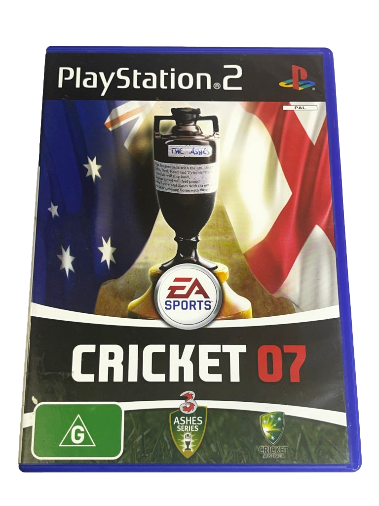 EA Sports Cricket 07 Ashes PS2 PAL *Complete* (Preowned)