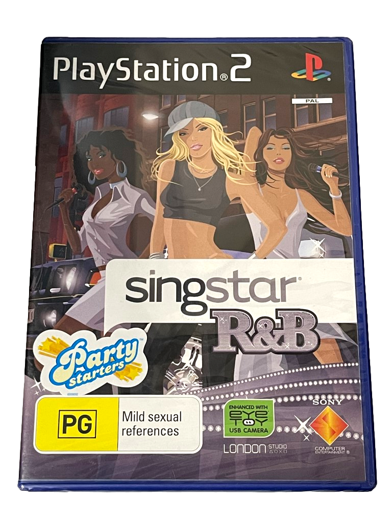 Singstar R&B PS2 PAL Brand New *Factory Sealed*