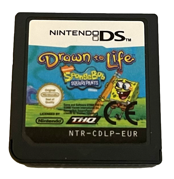 Drawn To Life Spongebob Squarepants Nintendo DS 2DS 3DS Game *Cartridge Only* (Pre-Owned)