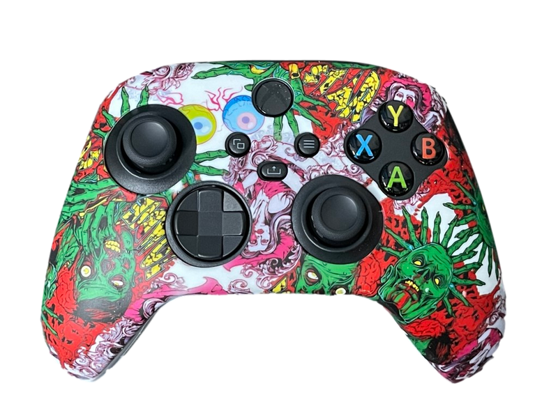 Silicone Cover For XBOX Series X/S Controller Case Skin - Zombie