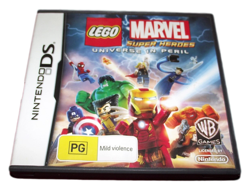 Lego Marvel Super Heroes Universe in Peril Nintendo DS 2DS 3DS Game *Complete* (Pre-Owned)