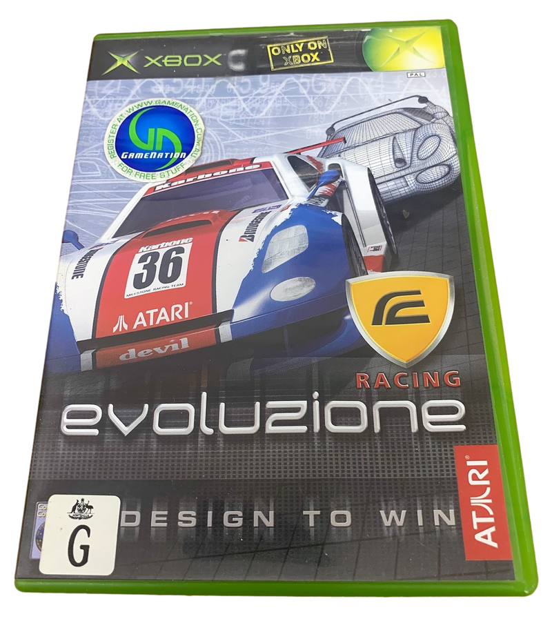 Racing Evoluzione XBOX Original PAL *No Manual* (Pre-Owned)