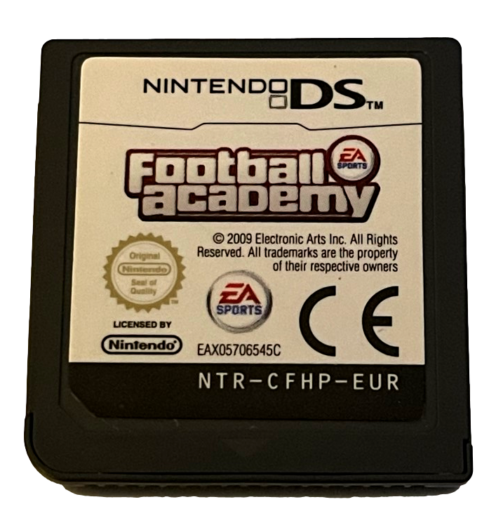 Football Academy Nintendo DS 2DS 3DS Game *Cartridge Only* (Pre-Owned)