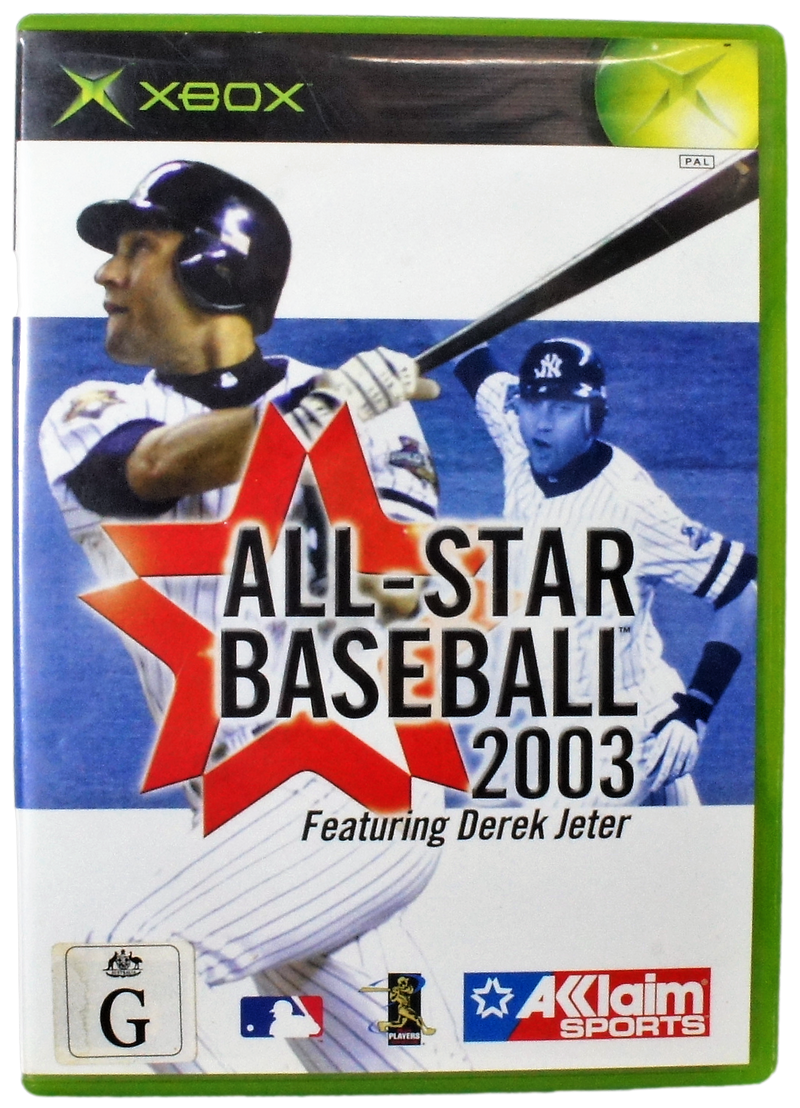 All-Star Baseball 2003 Feat. Derek Jeter XBOX Original PAL *Complete* (Pre-Owned)