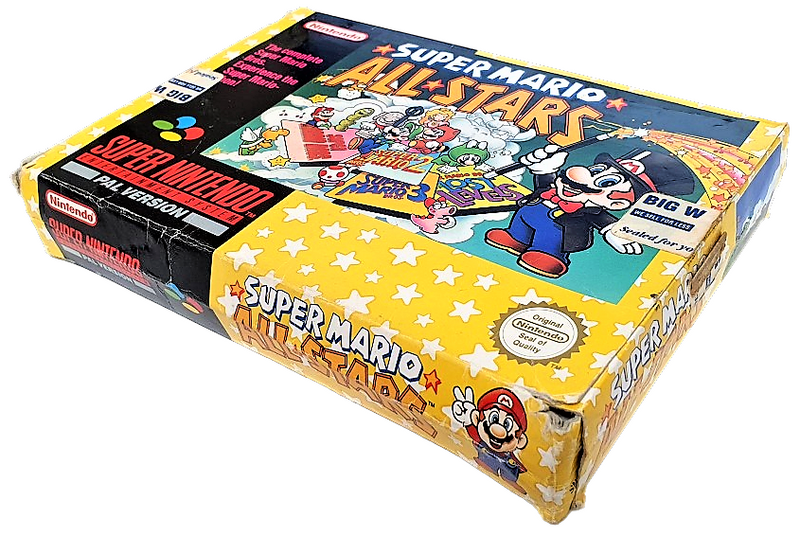 Super Mario All Stars Super Nintendo SNES Boxed *Complete* PAL