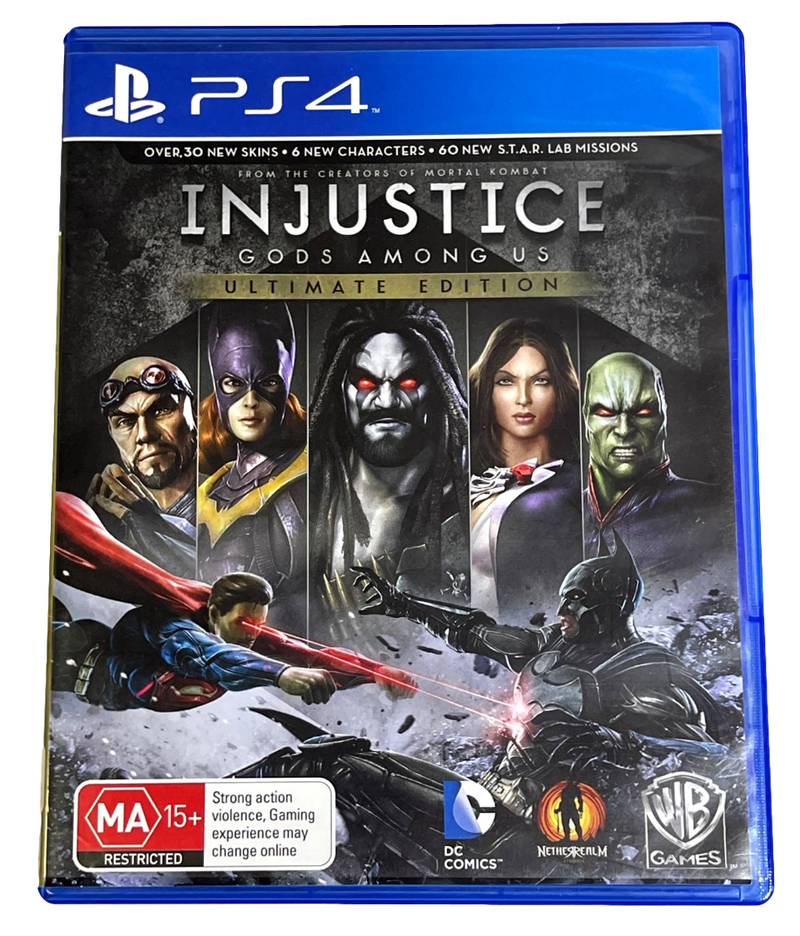 Injustice Gods Among Us Ultimate Edition Sony PS4 Playstation 4 (Preowned)