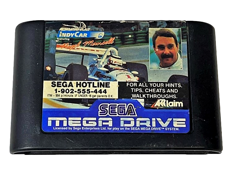 Newman Haas Indycar Sega Mega Drive *Cartridge Only* (Preowned)