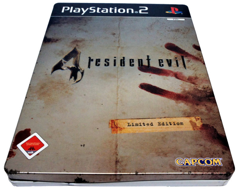 Resident Evil 4 Steelbook PS2 PAL *Complete* German Version (Preowned)