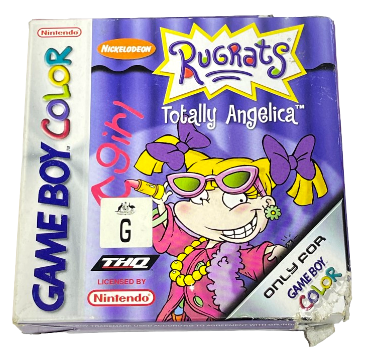 Rugrats Totally Angelica Nintendo Gameboy Boxed *Complete* (Preowned)